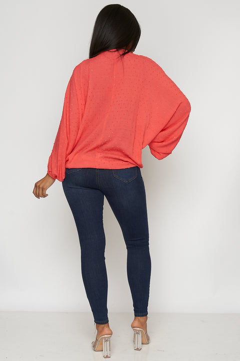 Butterfly Sleeve Cardigan- Top - Cover Up (FL20F381) - Wholesale Fashion Couture 