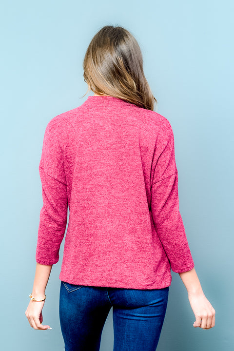 Long Sleeve Fleece Top (MT3762) - Wholesale Fashion Couture inc
