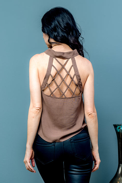Sleeveless Race Back Top (14T069) - Wholesale Fashion Couture inc
