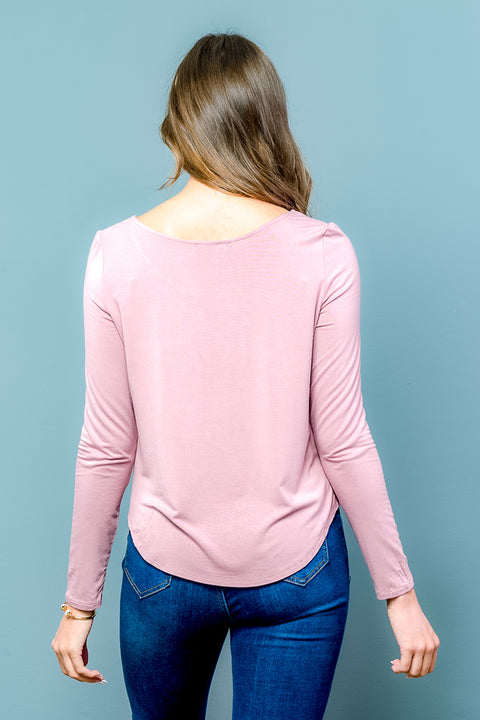 Crop Top Long Sleeve (2729TY) - Wholesale Fashion Couture inc