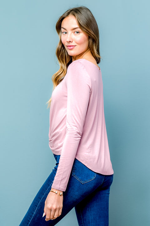 Crop Top Long Sleeve (2729TY) - Wholesale Fashion Couture inc