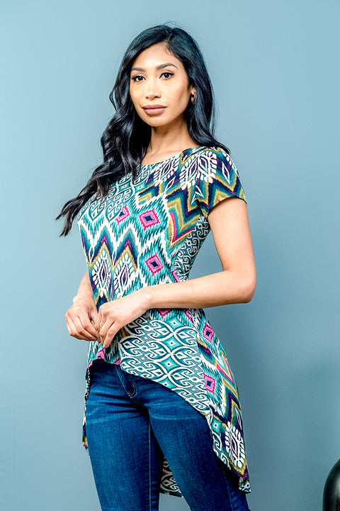 Short Sleeve Hilow Top (T5693) - Wholesale Fashion Couture inc