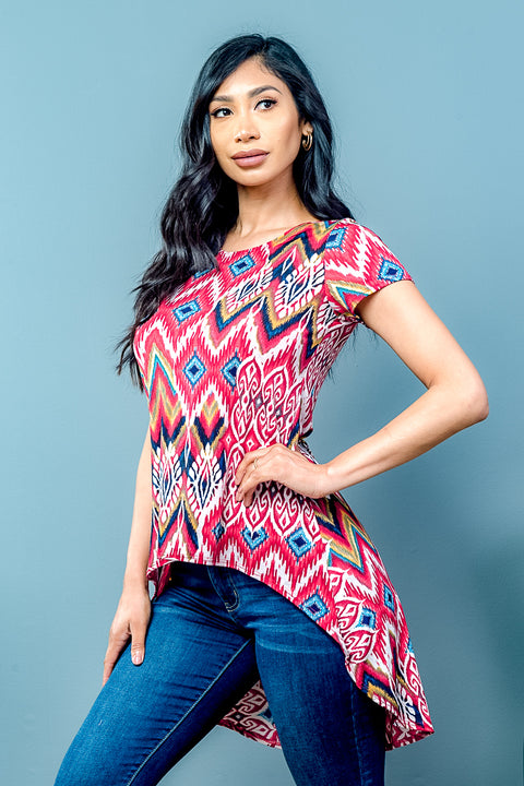 Short Sleeve Hilow Top (T5693) - Wholesale Fashion Couture inc