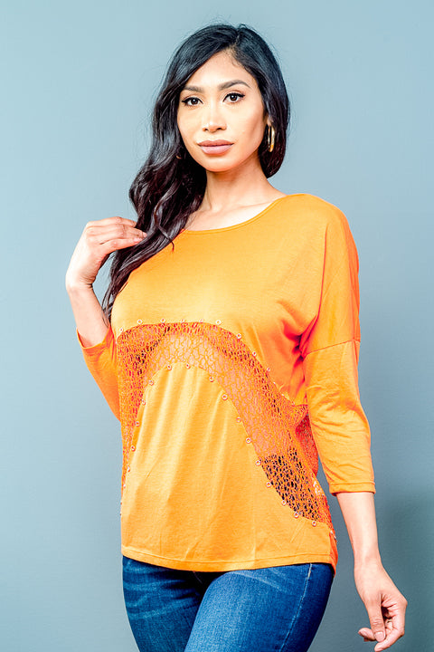 3/4 Top W-Studs (30727) - Wholesale Fashion Couture inc