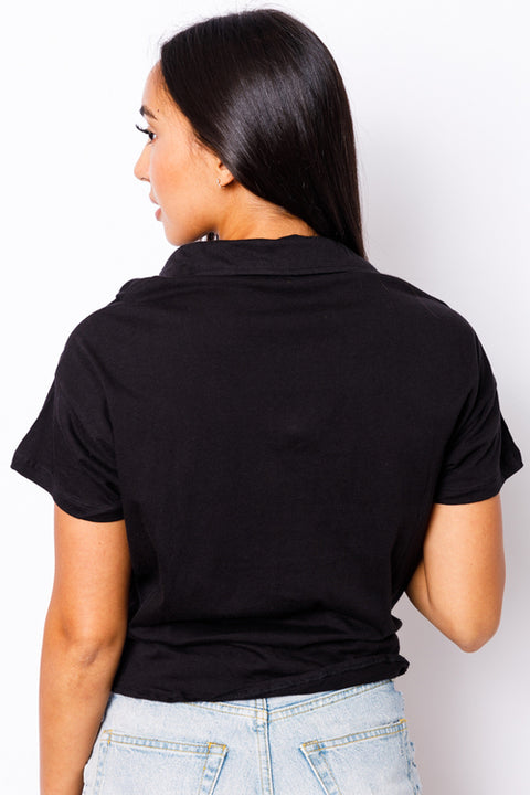 Top (V11210A-K69) Black / ( S-M-L-XL- 1-2-2-1)