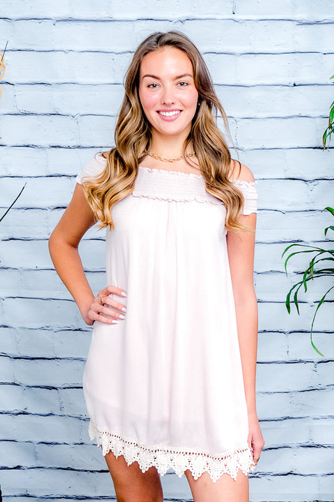 Midi Dress (8610) Lt.Pink / ( S-M-L- 2-2-2)