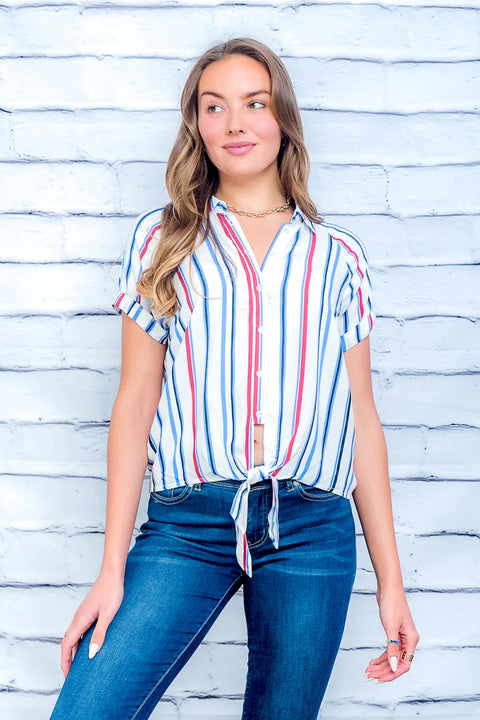 Top (HTN1653) Blue-Red / ( XS-S-M-L- 1-2-2-1)