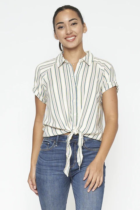 Top (HTN1653) Ivory-Green / ( XS-S-M-L- 1-2-2-1)