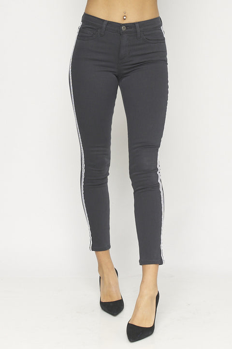 Mid Rise Skinny Pants (SP10004) Black / ( 1-3-5-7-9-11-13- 1-2-2-2-2-2-1)