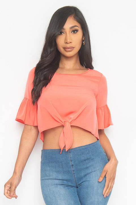 Shirt (ET1623) Orange / ( S-M-L-- 1-2-2)