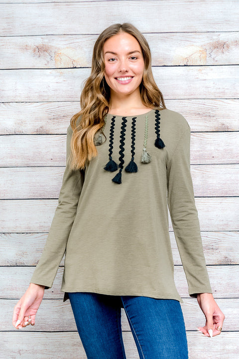 Sweaters (LT23692) Mocha / ( S-M-L- 2-2-2)