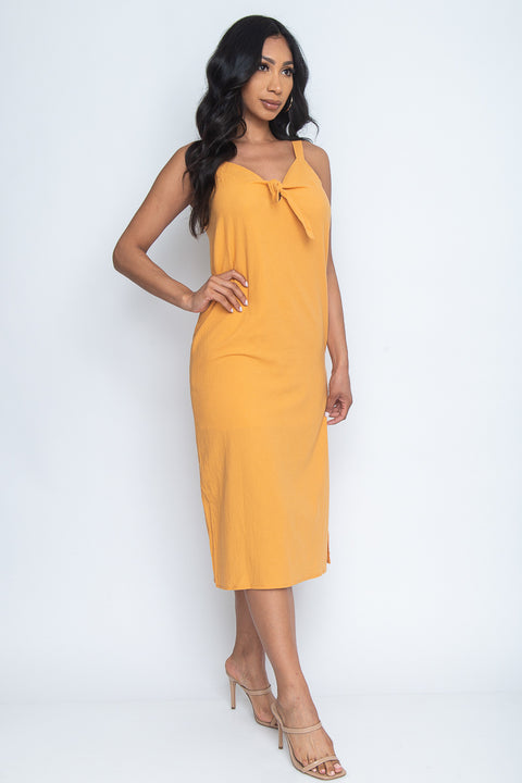 Spaghetti Strap V-Neck Maxi Dress (DS0051-3191) - Wholesale Fashion Couture 