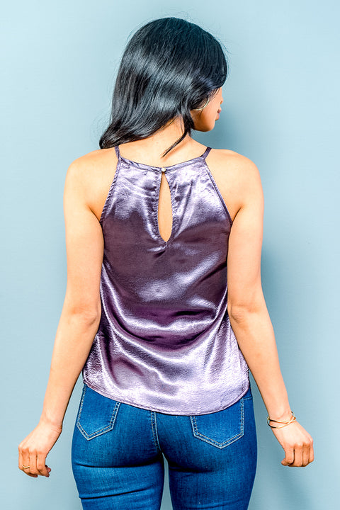 Sleeve Less Top (J70333CCBI) Gunmetal / ( S,M,L,XL- 1,2,2,1)