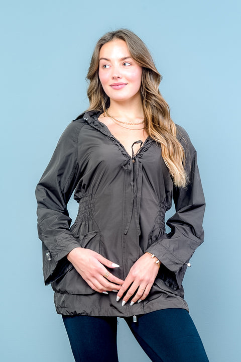 Winter break Jacket w/Hoodie* (GP-0378) - Wholesale Fashion Couture 