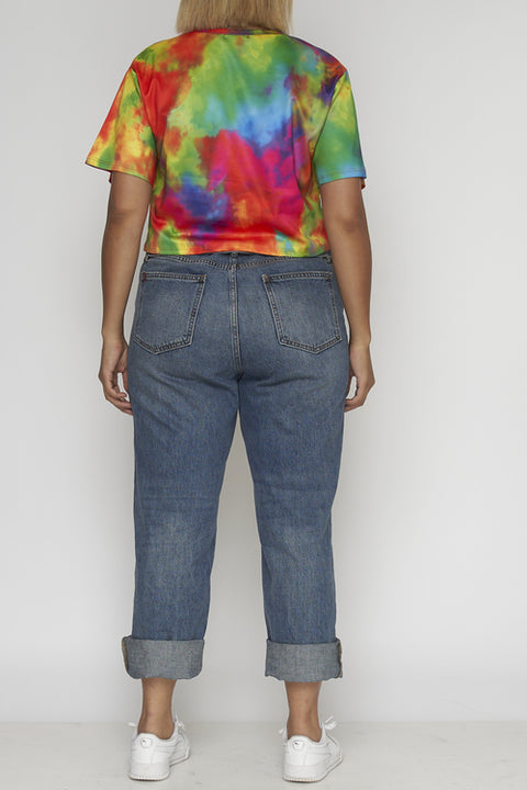 Plus Size Tops (43885) TieDye / ( 1XL-2XL-3XL- 2-2-2)