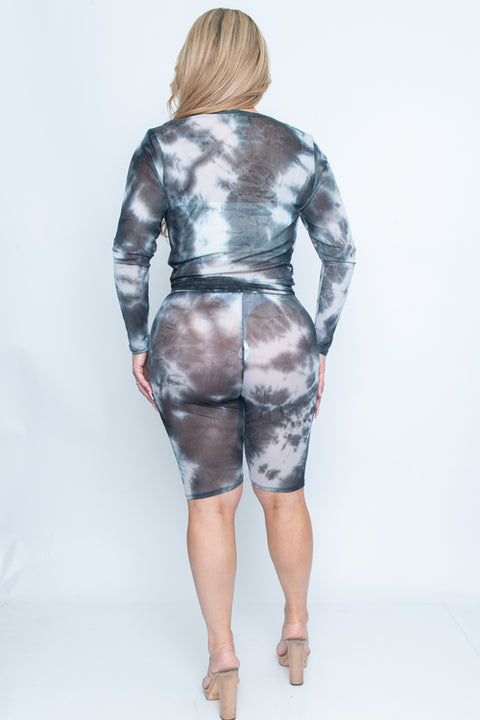2 Piece Set (ZA3417/ZA3431) Grey / ( 1XL-2XL-3XL- 1-1-1)