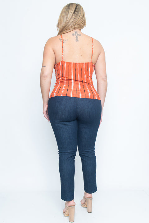 Top Sleeve Less (ZA0194P14) Rusty / ( 1x-2x-3x- 1-1-1)