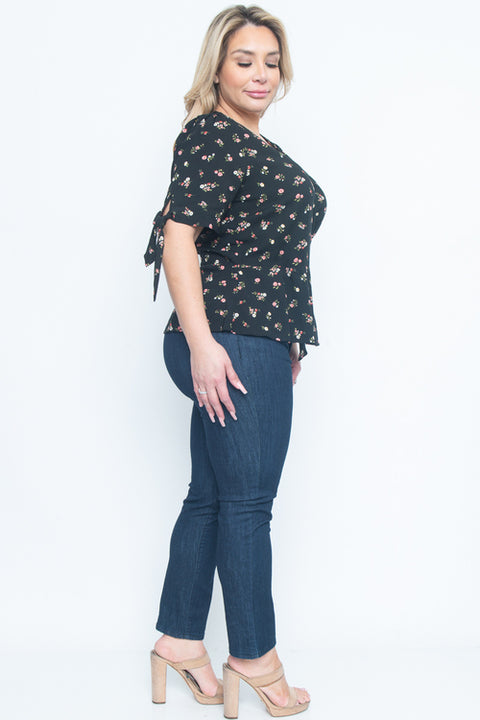 Short Sleeve Top (ZB10095F6) - Wholesale Fashion Couture 