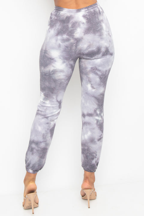 Soft Knit Sweat Pants with Drawstring, Slant Pockets and Elasticized Ankle (6727PY) - Wholesale Fashion Couture 